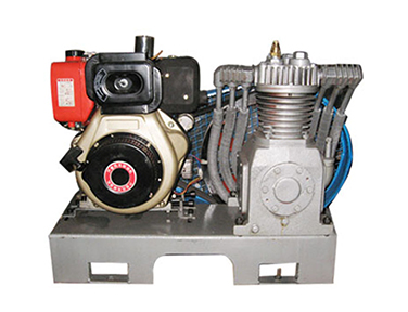 Air compressor diesel unit